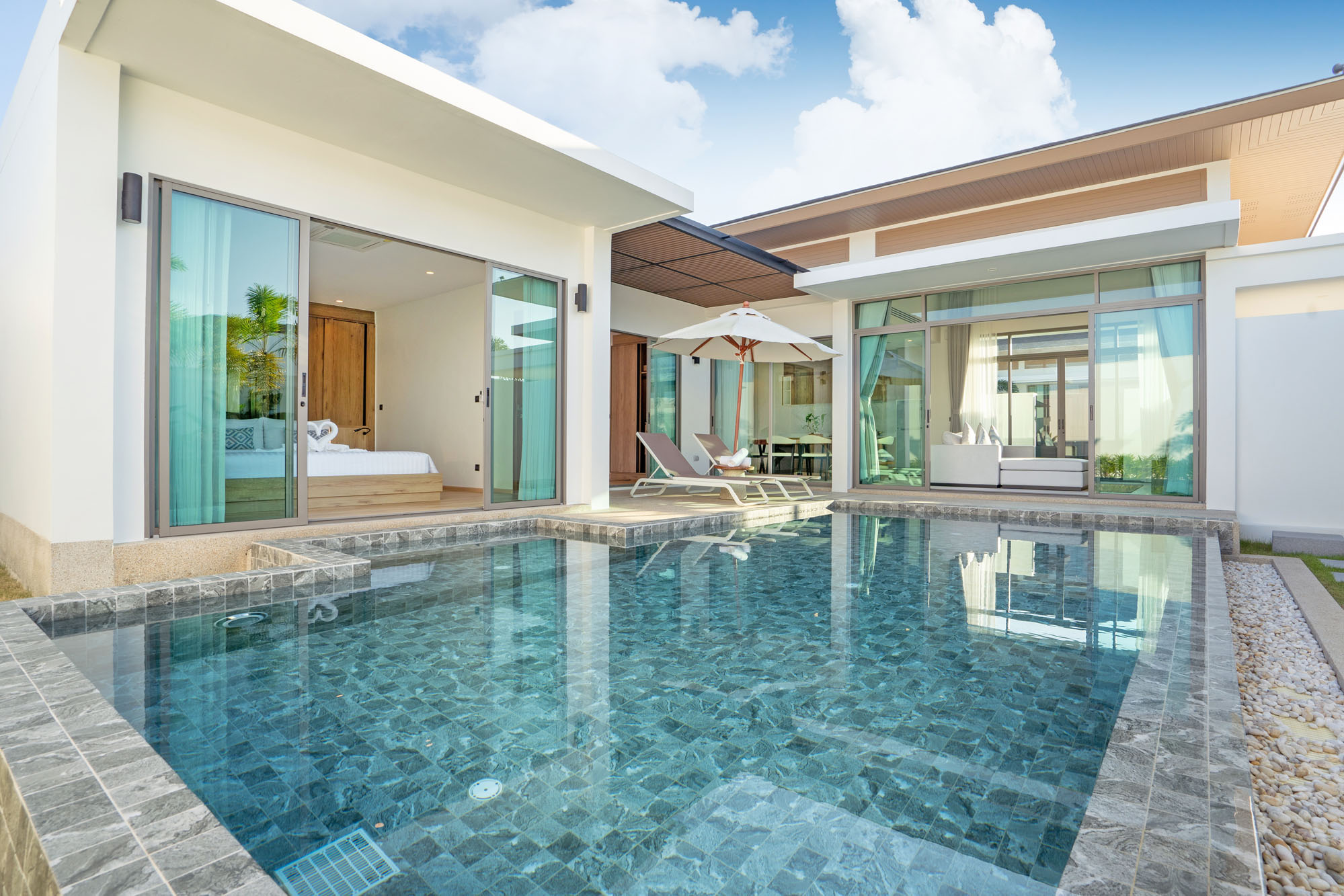 2 2 BR Standard Pool Villa at Shambhala Grand Villa