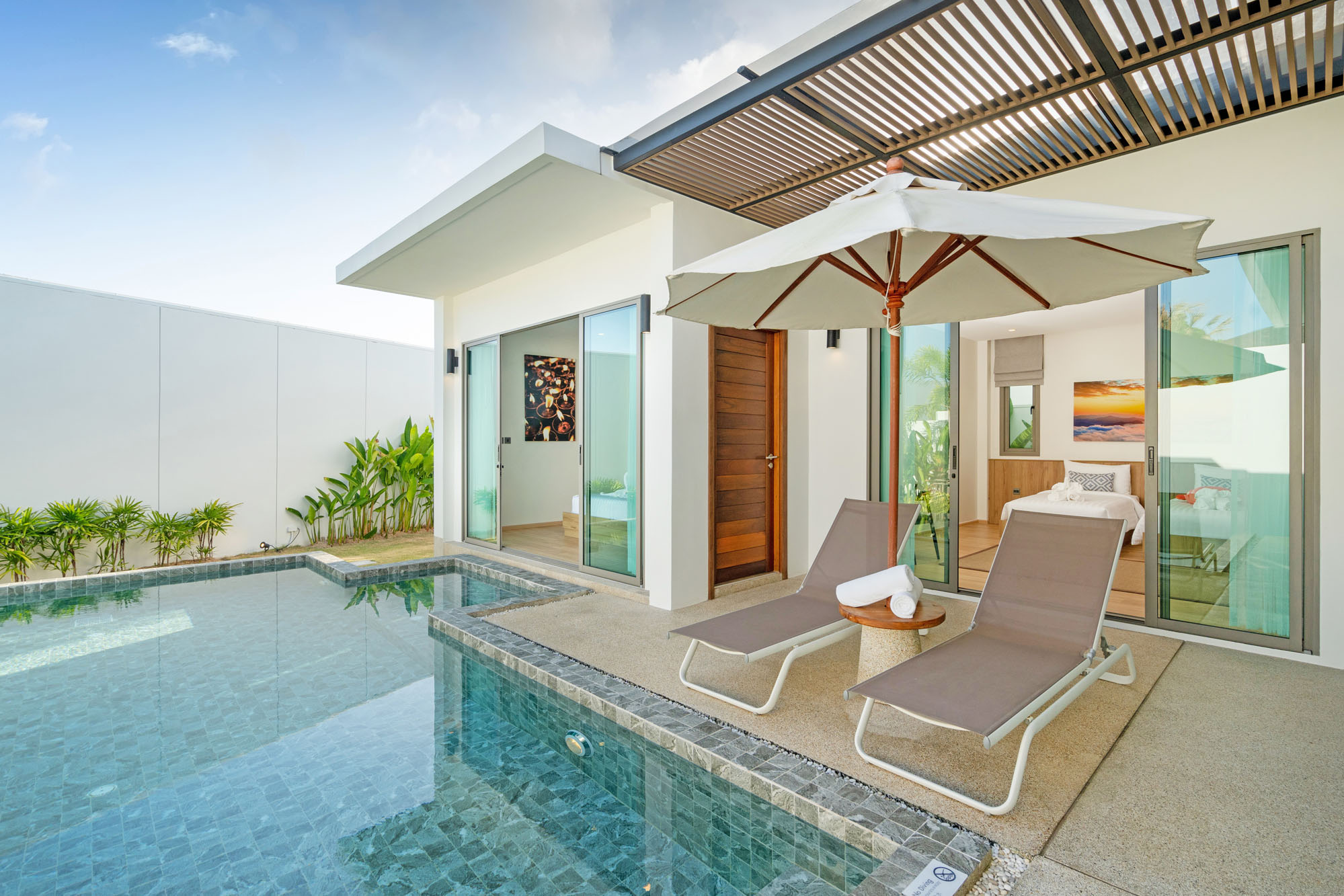4 2 BR Standard Pool Villa at Shambhala Grand Villa