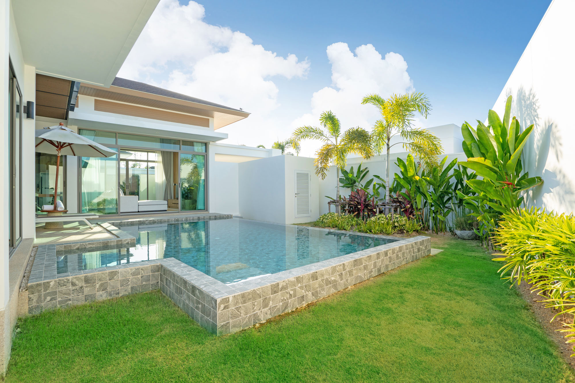 6 2 BR Standard Pool Villa at Shambhala Grand Villa