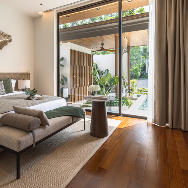 3Bedrooms  4Bathrooms private pool villas that blend modern tropical design