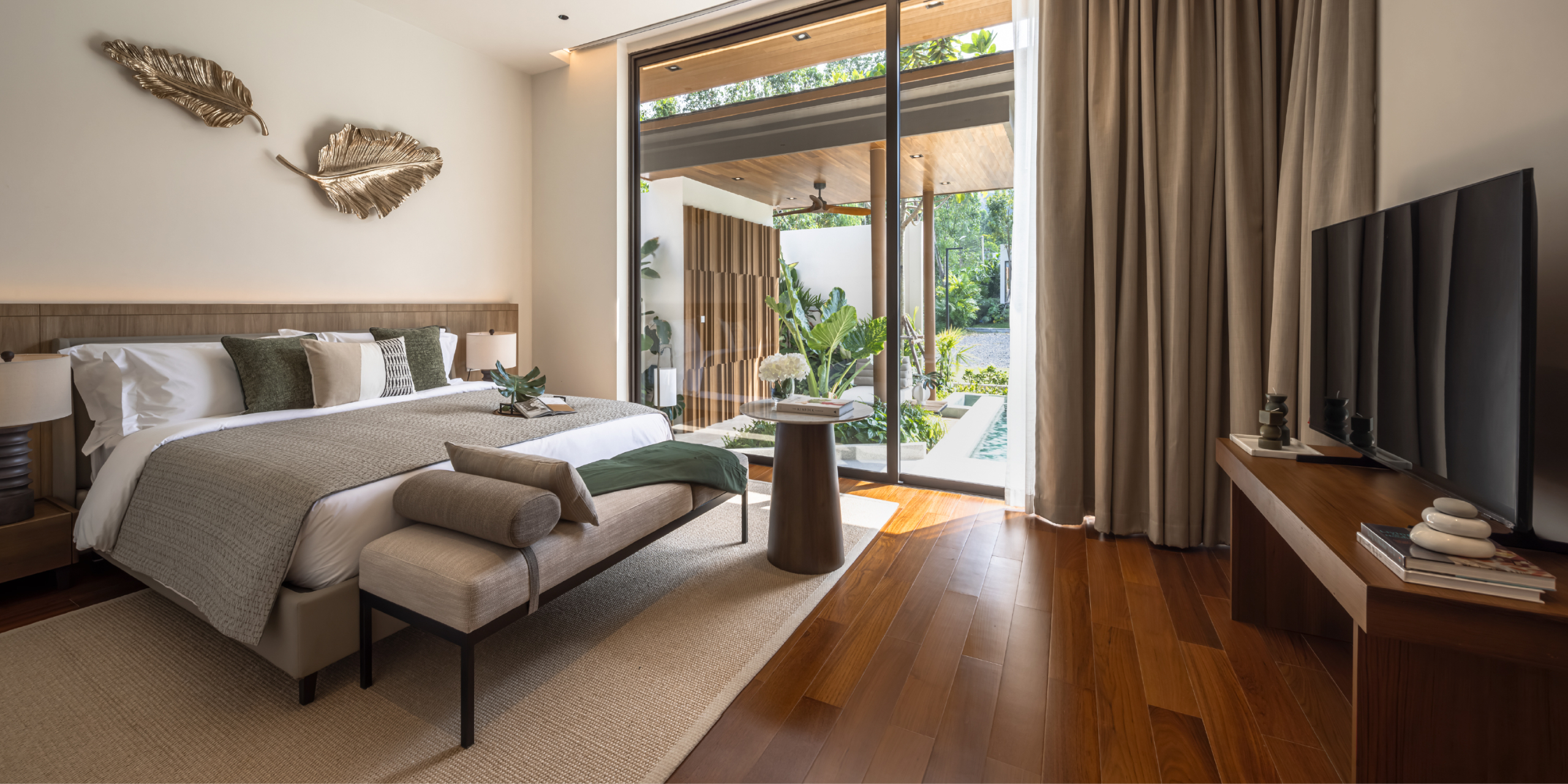 3Bedrooms  4Bathrooms private pool villas that blend modern tropical design