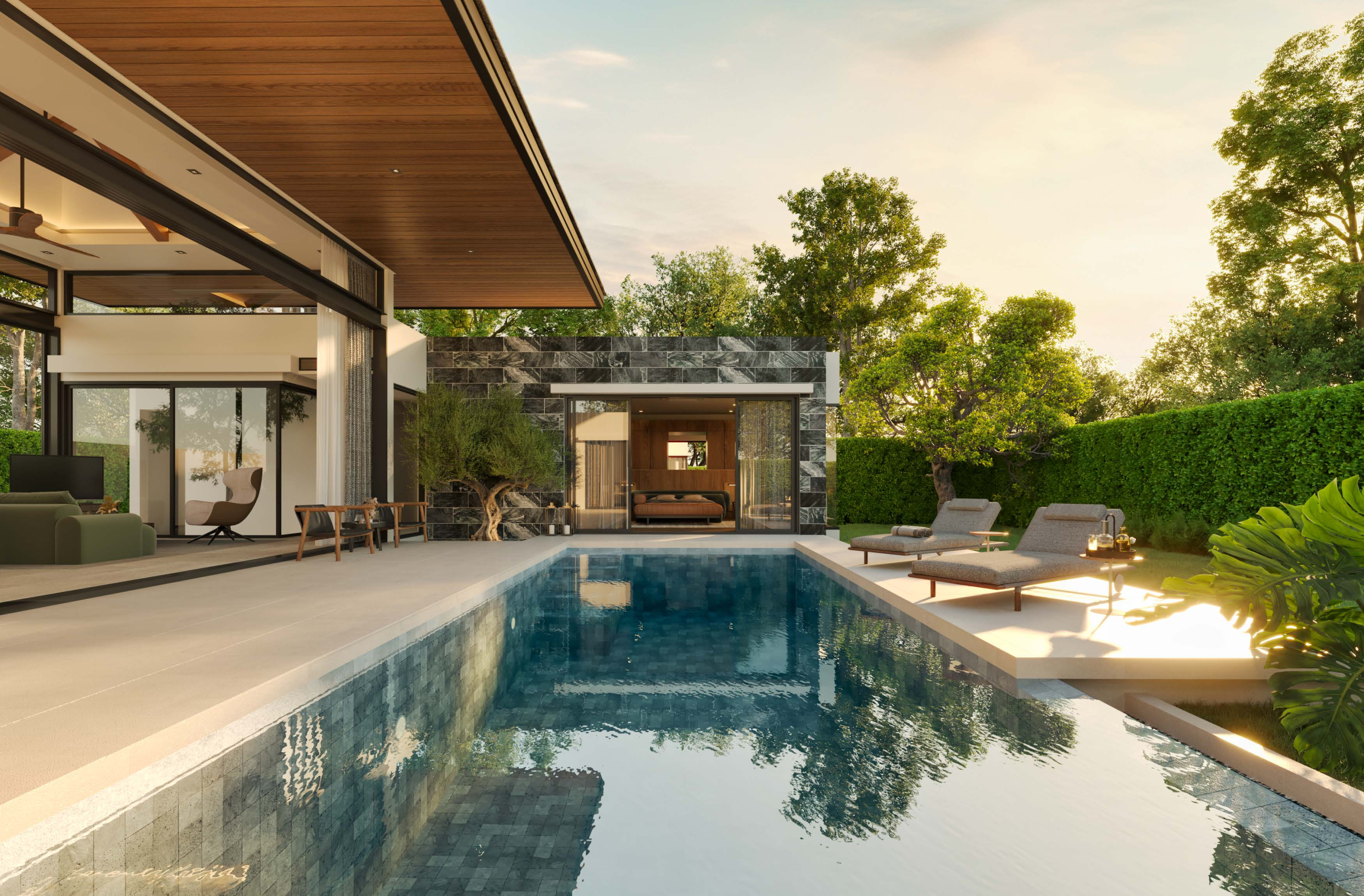 Serene Luxury: 3 BR, Pool Villa in the Heart of Pru Jampa