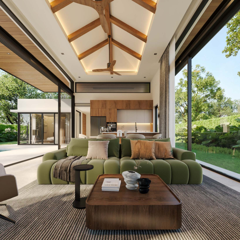 Serene Luxury: 3 BR, Pool Villa in the Heart of Pru Jampa