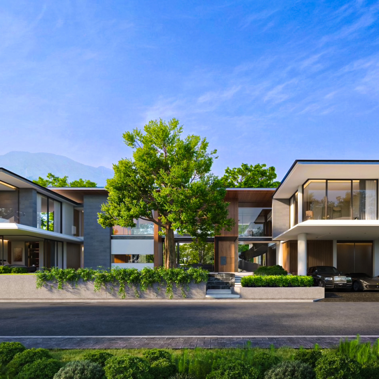 Grand Modern Zen Style 5BR, 7Bathroom, 1 family room
